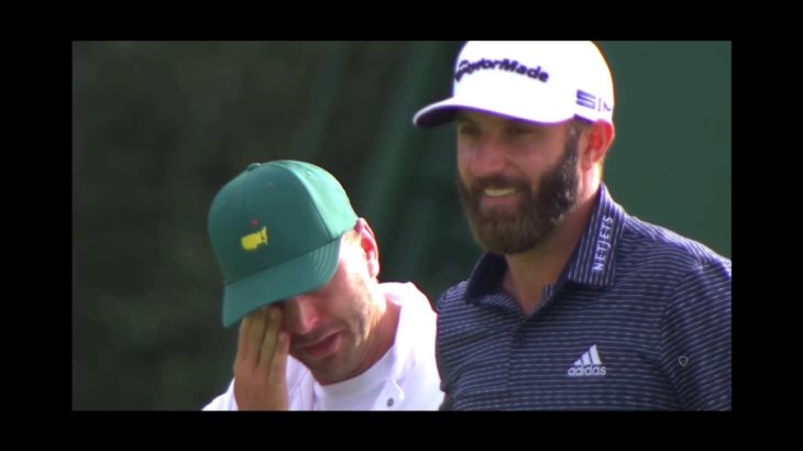 Masters 2020 – Day 4 at Augusta – Hole 18 – Dustin Johnson