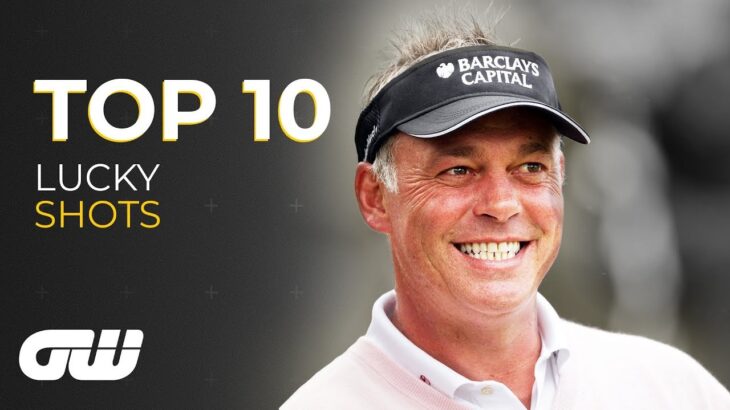 Top 10: LUCKY Golf Shots! | Golfing World