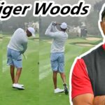 タイガー・ウッズ  米国の男子ゴルフ スローモーションスイング!!! Tiger Woods